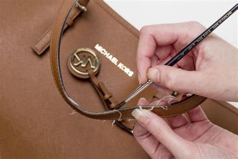 michael kors purse rivets|Michael Kors leather purse repair.